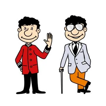 Vector profession set on a white background Stock Illustration