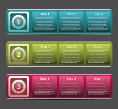 Vector progress background Stock Illustration