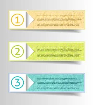 Vector Progress Background / Product Choice or Version Stock Illustration