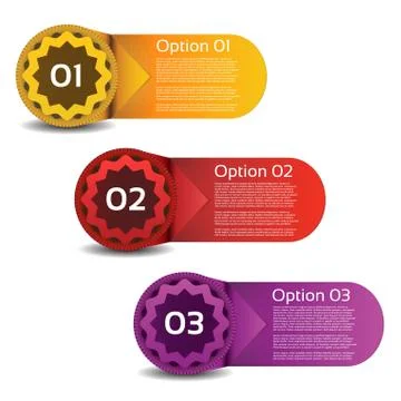 Vector Progress background / product choice or version. Stock Illustration