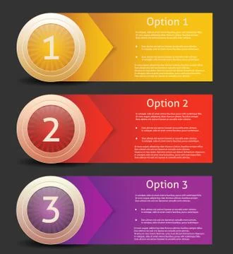 Vector Progress background / product choice or version. Stock Illustration