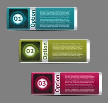 Vector Progress background / product choice or version. Stock Illustration