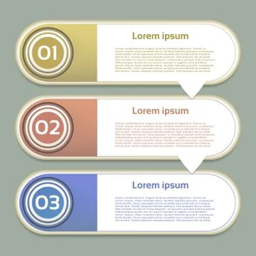 Vector Progress Background / Product choice or Version Stock Illustration