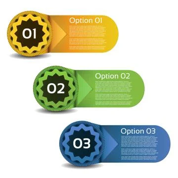 Vector Progress background / product choice or version. Stock Illustration