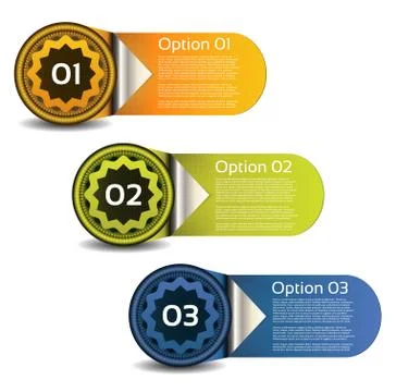 Vector Progress background / product choice or version. Stock Illustration