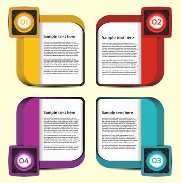 Vector Progress background / product choice or version. Stock Illustration