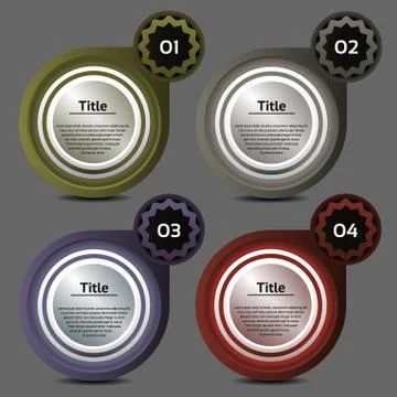 Vector Progress background / product choice or version. Stock Illustration