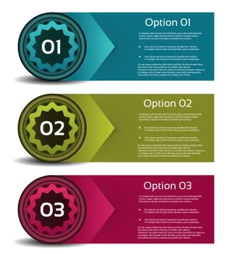 Vector Progress background / product choice or version. Stock Illustration