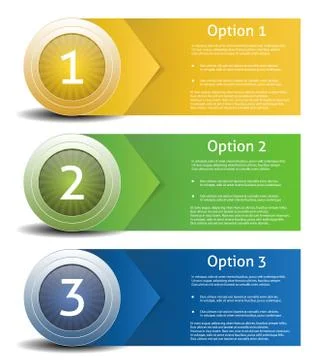 Vector Progress background / product choice or version. Stock Illustration