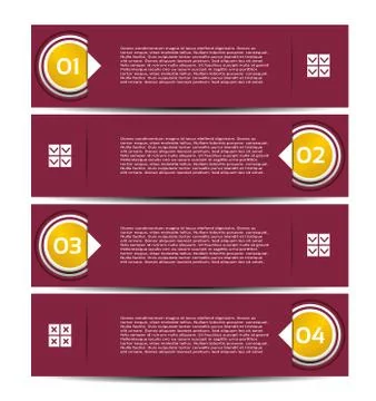 Vector Progress Background / Product Choice or Version Stock Illustration