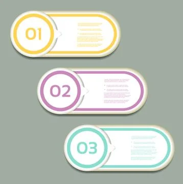 Vector Progress Background / Product choice or Version Illustrazione stock