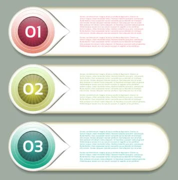 Vector Progress Background / Product choice or Version Illustrazione stock