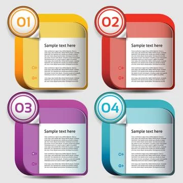 Vector Progress background / product choice or version. Stock Illustration