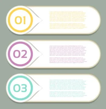 Vector Progress Background / Product choice or Version Stock Illustration