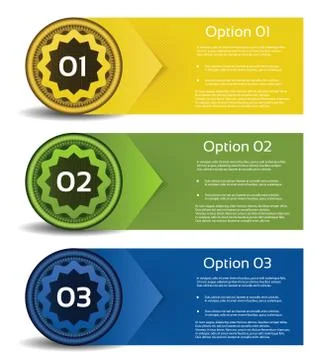 Vector Progress background / product choice or version. Stock Illustration