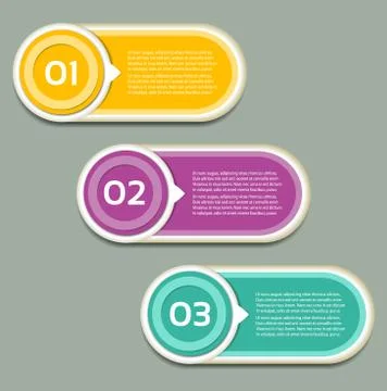 Vector Progress Background / Product choice or Version Stock Illustration