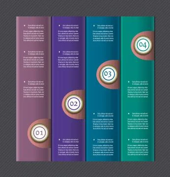 Vector Progress Background / Product Choice or Version. eps 10 Stock Illustration