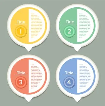 Vector Progress Background / Product Choice or Version. eps 10 Stock Illustration