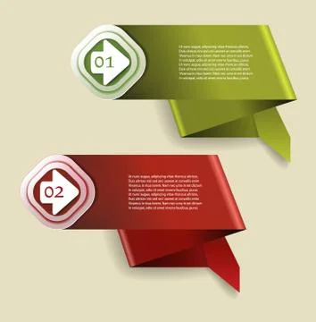 Vector Progress Background / Product Choice or Version. eps 10 Stock-Illustration