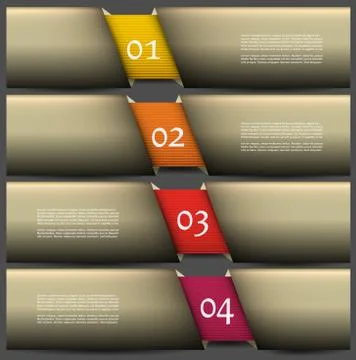 Vector Progress Background / Product Choice or Version. eps 10 Stock Illustration