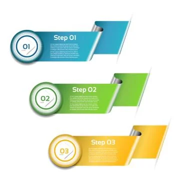 Vector Progress Background / Product Choice or Version Stock Illustration