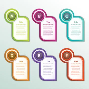 Vector Progress Background / Product Choice or Version. eps 10 Stock Illustration