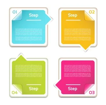 Vector Progress Background / Product Choice or Version. eps 10 Stock Illustration