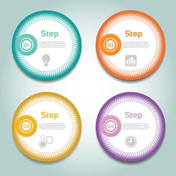 Vector Progress Background / Product Choice or Version. eps 10 Stock Illustration