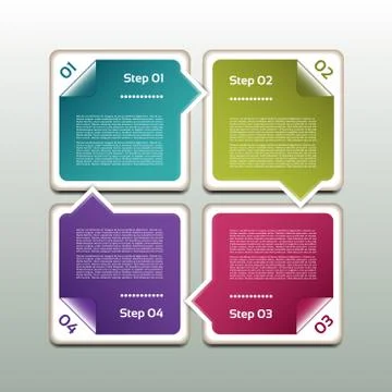 Vector Progress Background / Product Choice or Version. eps 10 Stock Illustration