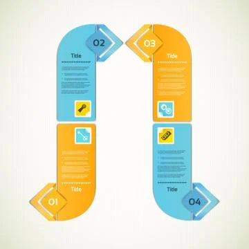 Vector Progress Background / Product Choice or Version. eps 10 Stock Illustration