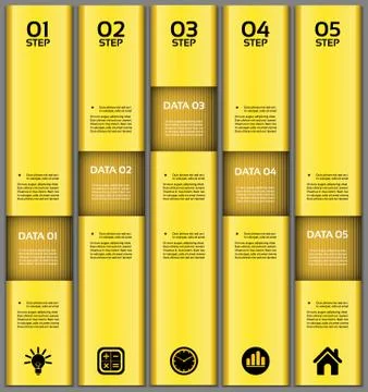 Vector Progress Background / Product Choice or Version. eps 10 Stock Illustration