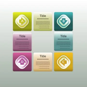 Vector Progress Background / Product Choice or Version. eps 10 Stock Illustration