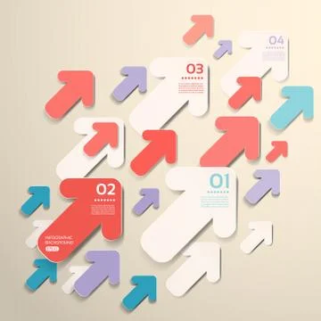 Vector Progress Background / Product Choice or Version. eps 10 Stock Illustration