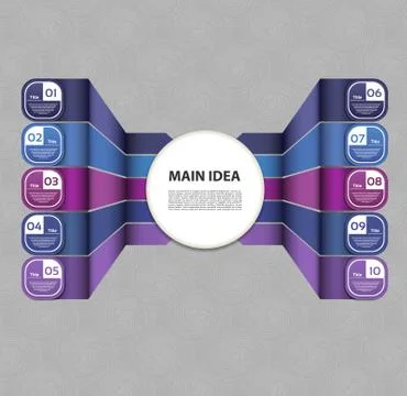 Vector Progress Background / Product Choice or Version. eps 10 Stock Illustration