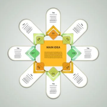 Vector Progress Background / Product Choice or Version. eps 10 Stock Illustration