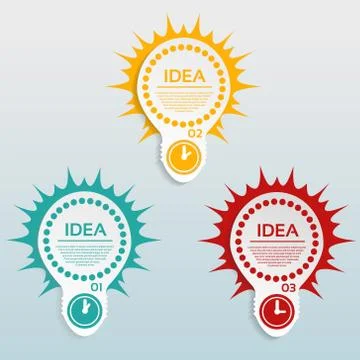 Vector Progress Background / Product Choice or Version. eps 10 Stock Illustration