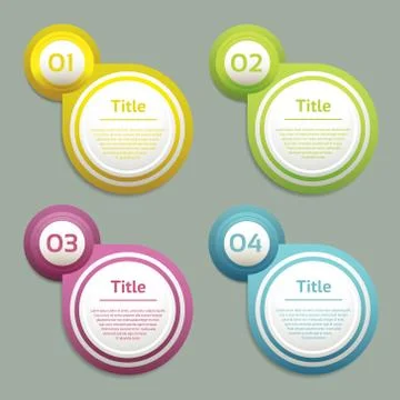 Vector Progress Background / Product Choice or Version. eps 10 Illustrazione stock