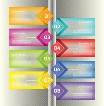 Vector Progress Background / Product Choice or Version. eps 10 Stock Illustration