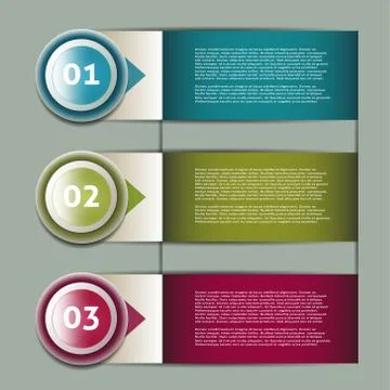 Vector Progress Background / Product Choice or Version. eps 10 Stock Illustration