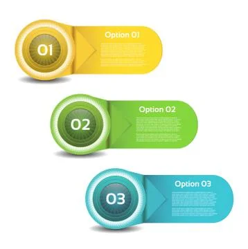 Vector Progress Background / Product Choice or Version. eps 10 Stock Illustration