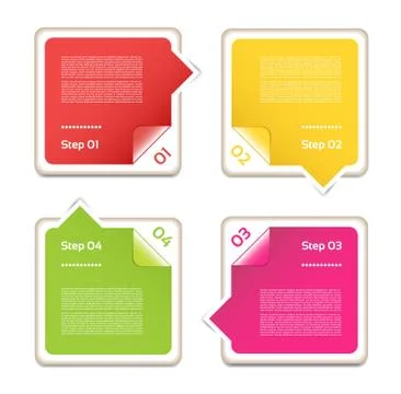 Vector Progress Background / Product Choice or Version. eps 10 Stock Illustration