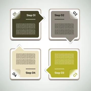 Vector Progress Background / Product Choice or Version. eps 10 Stock Illustration