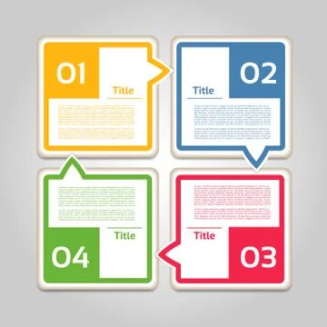 Vector Progress Background / Product Choice or Version. eps 10 Illustrazione stock