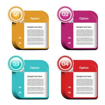 Vector Progress Background / Product Choice or Version. eps 10 Stock Illustration