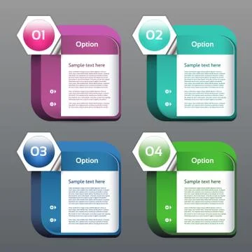 Vector Progress Background / Product Choice or Version. eps 10 Stock Illustration