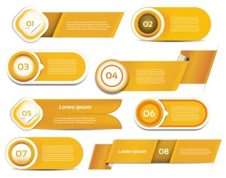 Vector Progress Background / Product Choice or Version. eps 10 Stock Illustration