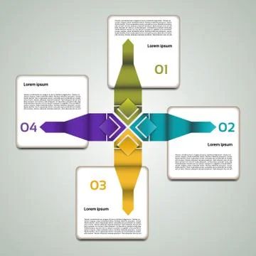 Vector Progress Background / Product Choice or Version. eps 10 Stock Illustration