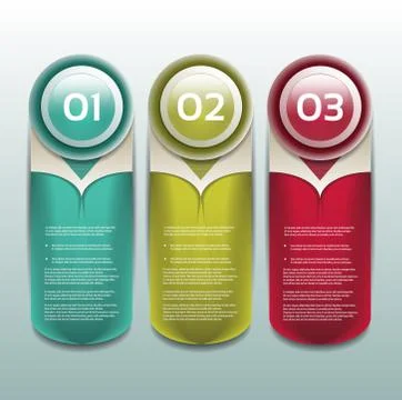 Vector Progress Background / Product Choice or Version. eps 10 Stock Illustration