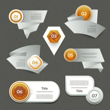 Vector Progress Background / Product Choice or Version. eps 10 Stock Illustration