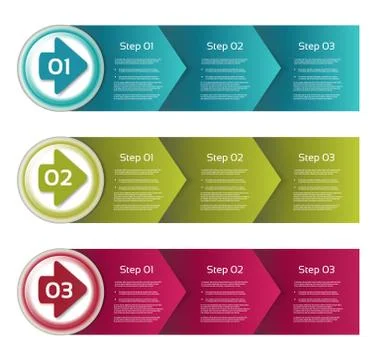 Vector Progress Background. Product Choice or Version. eps 10 Stock Illustration